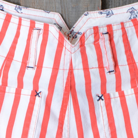 18"RISE MOM High Waisted*Bermudas*OutBack Red - Picture 4 of 7